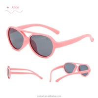 Gafas de sol infantiles de alta calidad para niños de 1 a 3 años, gafas de silicona flexibles para bebés, protección UV polarizada UV400 a la moda