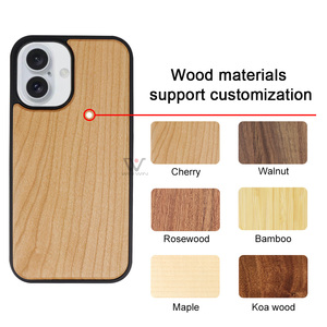 Nuovo di alta qualità in legno massiccio Anti-caduta cassa del telefono per iPhone 16 Max nuovo Design personalizzato intagliato <span class=keywords><strong>a</strong></span> <span class=keywords><strong>mano</strong></span> copertura in legno - Product Image 2