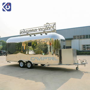 CAMPTRL Remolque de comida personalizado Camión barbacoa de comida rápida con cocina completa Calle Pizza Restaurante Comida <span class=keywords><strong>Caravana</strong></span> - Product Image 5
