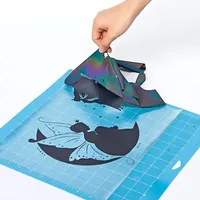 YouGuang Haute Visibilité EGP Micro Prismatique Film Réfléchissant Tear Able Réfléchissant Transfert De Chaleur Vinyle Étiquette Feuille