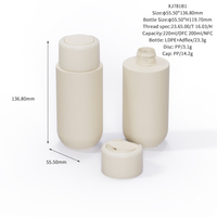 OEM ODM 100ml 200ml 300ml Bouteille en plastique HDPE mate souple à presser pour shampooing et revitalisant, contenant pour soins de la peau et crème capillaire