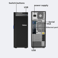 Lenovo ThinkSystem ST258 Tower Server Nivel empresarial Personalizable Fácil Instalación en stock