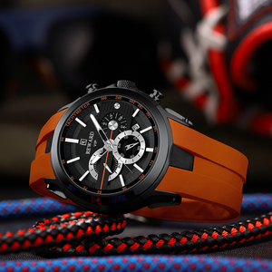 Relojes para Hombre REWARD, Reloj Deportivo de Silicona con Cronógrafo Luminoso, Resistente al Agua, Reloj de Lujo para Hombre, Relogio Masculino - Product Image 6