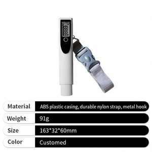 Báscula Digital para Equipaje con Pantalla LED Precisa, Alimentación por Presión y Lectura Digital para Viajes - Product Image 3