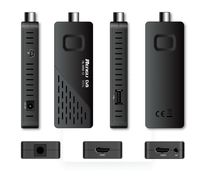 Récepteur TV numérique terrestre 4K DVB-T2 Ac4 Mini Dongle, décodeur TV H.265 HEVC DVB-T2 Ac3, clé TV STB UHD, décodeur