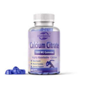 Gomitas de Citrato de Calcio OEM/ODM en Oferta, para el Apoyo de Huesos, Músculos e Inmunidad, Suplementos de Calcio de Absorción, Sabor Arándano - Product Image 1