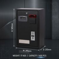 Machine de changement de jeton de machine d'échange de pièces de monnaie de vente automatique intelligente