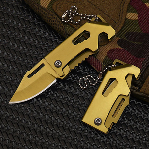 Cuchillo Plegable Multifuncional de Acero Inoxidable HL 3Cr13 con Llavero, Diseño Mini para Camping - Personalizable OEM/ODM - Product Image 5