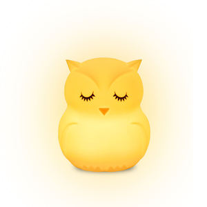 Veilleuse portable en forme de hibou avec sons blancs pour soulager le stress et favoriser le sommeil – Machine à sons pour bébé - Product Image 4