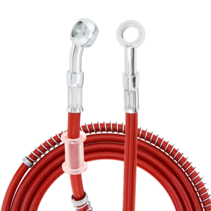 Tuyau de frein universel QDGY en acier tressé pour étrier fixe gauche, pour moto et véhicule électrique, modification de freinage - Product Image 6