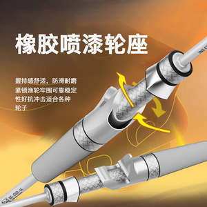 JuqiWang Stream Micro Fishing Rod Ceramic Guide Carbon Fiber Lure Rod Freshwater Stream Use - Product Image 3