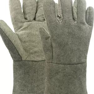 Gants anti-brûlure résistants à la chaleur 500 degrés en feutre vert fibre de carbone avec fonction ignifuge, personnalisables directement de l'usine - Product Image 3