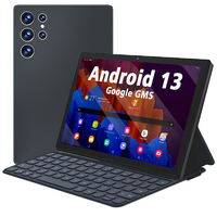 Tableta de 10 Pulgadas Android 13 4G WIFI con Función de Llamada y Teclado, Laptop para Negocios, Económica, Doble Tarjeta Sim, Tablet Educativa para Niños, Tablet PC