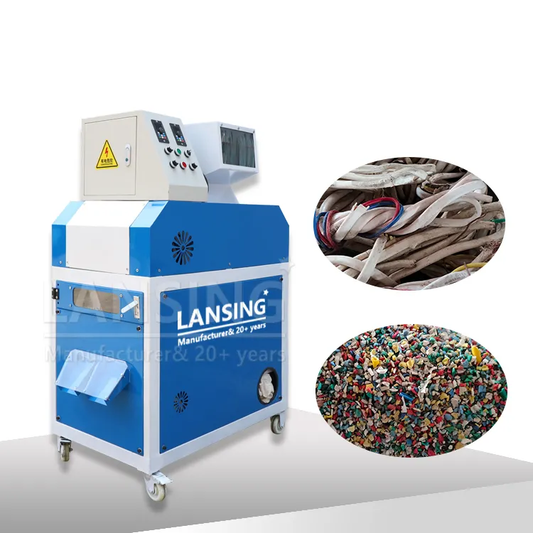 Lansing 90kg/h Electric Small Copper Wire Granulator Recycling Machine Scrap Metal Shredders Cable Copper and Plastic Separator
