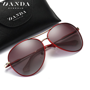 Danda Pilot <b>Sunglasses</b> Oval <b>Gradient</b> Polarized UV400 Women Driving Style 8071 - Product Image 5