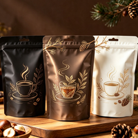 Sachets personnalisés en PE de qualité alimentaire pour café premium, thé en vrac, emballages de produits de détail haut de gamme