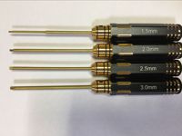 Kit d'outils de tournevis hexagonaux en titane pour modèle de 4/16 pièces