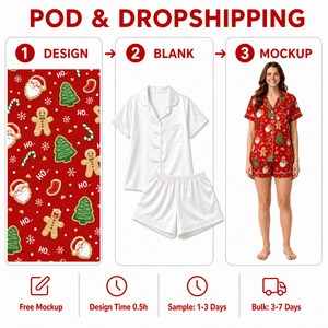 Piyama Satin Pengiring Pengantin yang Dipersonalisasi dengan Logo dan Nama Kustom, Set Pakaian Tidur Grosir POD, Piyama Lembut Sutra untuk Wanita, Pesta Pernikahan - Product Image 3