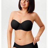 Soutiens-gorge sans bretelles, couvrance totale, antidérapants, avec armatures pour poitrines généreuses, bonnets respirants, grandes tailles, adhérence en silicone, double soutien