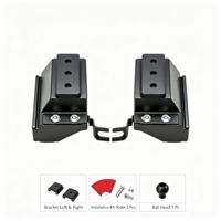 Support de fixation rapide pour éclairage de capot A-Pillar pour Toyota 4Runner 2012, montage non destructif en aluminium