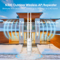 Wavlink AERIAL HS2 WL-WN570HN2 N300 300 Mbps Point d'accès/répéteur sans fil extérieur haute puissance 2,4 GHz