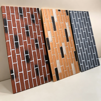 Briques en pierre culturelle PU en gros pour la décoration extérieure des villas, faux carreaux de pierre, grandes dalles légères pour l'extérieur