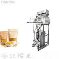 Machine de pesage et de remplissage automatique de granulés de pâtes et de macaronis en acier inoxydable durable, équipement d'emballage en sachet