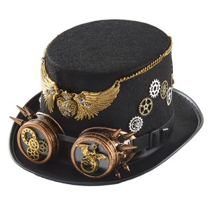 Sombrero Victoriano Steampunk Gótico Medieval Retro para Hombre y <span class=keywords><strong>Mujer</strong></span>, Sombrero <span class=keywords><strong>de</strong></span> Caballero, Sombreros Mágicos, Accesorios <span class=keywords><strong>de</strong></span> Disfraces <span class=keywords><strong>de</strong></span> Halloween, Sombrero Steampunk - Product Image 6