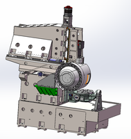 Centre d'usinage CNC 5 axes haute précision Gantry GV5-630X, fraiseuse à un seul broche pour métaux, automatique, robuste, FANUC UYANG