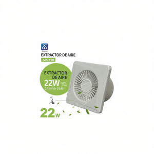 Extractor De Aire 22W 245M3/H 35Db, De Aire, De - Product Image 2