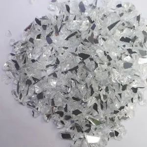 Free sample one side mirror crushed glass chips for terrazzo