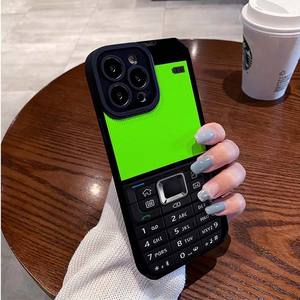 เคสโทรศัพท์มือถือหนังเทียมพิมพ์ลายเต็มหน้า<span class=keywords><strong>จอ</strong></span>สีเขียวสำหรับ <span class=keywords><strong>iPhone</strong></span> 6 <span class=keywords><strong>7</strong></span> 8 x XR XS 11 12 13 14 15 16 17 PRO MAX - Product Image 5