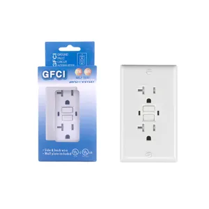 Us Outlet Socket Gfci Outlet 20a Receptacles Outlet Wall Socket White Outlet Gfci Socket