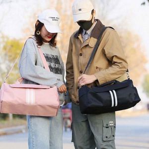 Sac de voyage personnalisé avec logo, sac de sport uni tendance, grande capacité, sac de sport pour jeunes - Product Image 6