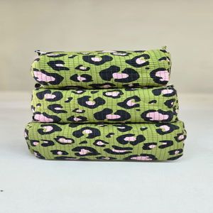 Trousse de toilette matelassée, trousse de toilette, pochette de toilette, trousse à maquillage, lot de 3 - Product Image 1