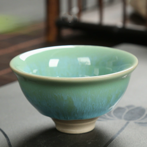 Tazza da tè in ceramica grande fatta a mano, 80ml, anti-scottatura, per Kung Fu, personalizzabile con logo, ideale per meditazione Zen o come regalo - Product Image 4