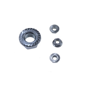 Wanqian Fasteners Hex Flange Nuts Metric 10mm Zinc Plated Anti-loosening With Toothed Washer - Product Image 2