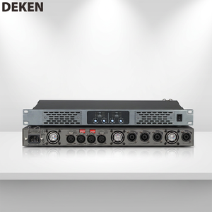 Amplificateur de puissance numérique professionnel DEKEN DA Series 1U 4 canaux, classe D, haute efficacité, PWM, pour stades et cinémas - Product Image 1