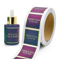 Étiquette Personnalisée de Luxe pour Bouteille de Parfum, Autocollant Adhésif Imperméable en Vinyle avec Dorure à Chaud en Relief pour Flacons de Parfum