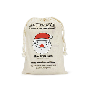 Venta caliente Bolas de secador de lana orgánica Ecológico Durable Bolas de fieltro de lana reutilizables con bolsa de algodón Reduce el tiempo de secado (3 +) - Product Image 2