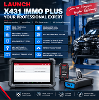 Programmeur de clés LAUNCH X431 IMMO PLUS XPROG3, scanner OBD2, codage ECU, outil de diagnostic complet du système, 39+ fonctions de service