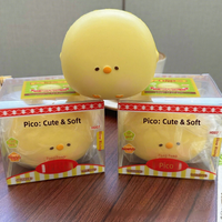 Jouet Squishy Poulet en PU, Jouet Anti-Stress à Rebond Lent, Mignon Poulet Anti-Stress à Presser