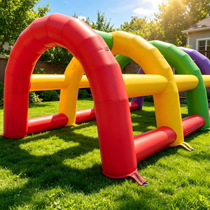 Arco Inflable de PVC de Grado Comercial con Tubos de Conexión para Alquiler en Carnavales Escolares de Verano - Product Image 1