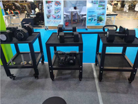 Ensemble de barres de pompes 3-en-1 avec parallettes et barre d'entraînement pour la vente en gros aux salles de sport commerciales