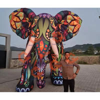 Modelo de Elefante Inflable Gigante, Globo de Modelo Animal de Elefante Inflable para Publicidad