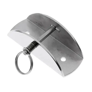 Gương đánh bóng thép không gỉ đúc Marine phụ kiện phần cứng đúc sắt thuyền kéo tuôn ra khóa chốt nút cửa - Product Image 3