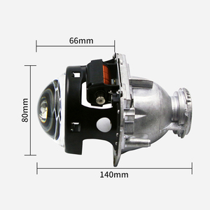 AlcantaLED <span class=keywords><strong>3</strong></span>.0 pouces D1S D2S Phare de voiture Hella <span class=keywords><strong>3</strong></span>/5 <span class=keywords><strong>G5</strong></span> Bi-xénon Lentille de projecteur Nid d'abeilles Football Bleu Verre Aluminium Rétrofit - Product Image 4
