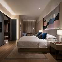 Solusi Turnkey Satu Atap untuk Hotel Bintang 3, Layanan Desain Kamar Mock-up dan Rumah Model untuk Hotel Komersial, Kamar Mock-up Hotel