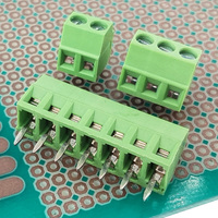 Bloque de Terminales Modular Ajustable con Conector Macho para PCB de 2.54/3.5/3.81/5.0/5.08/7.62mm