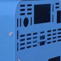 Boîtier métallique sur mesure pour station d'alimentation portable extérieure, fabriqué par estampage et découpe laser de tôle